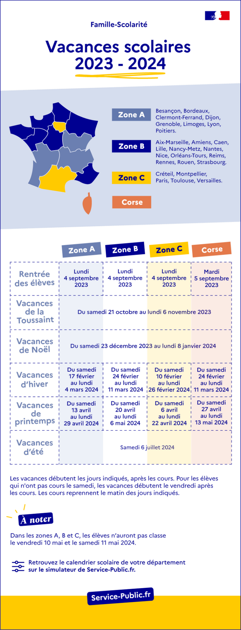 Direction d'école Agenda COULEUR 2023-2024 Zone C (French Edition)
